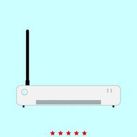 Router it is icon . vector