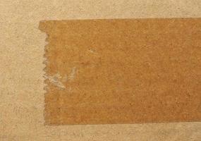 Brown corrugated cardboard texture background photo