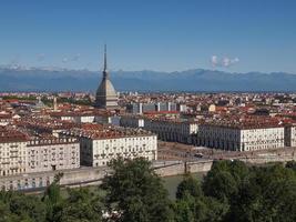 vista aerea de turin foto