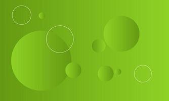 bubble gradient green background design vector