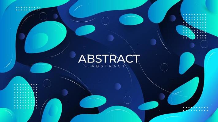 Colorful gradient background design. Abstract colorful geometric background, Gradient liquid shapes background, Dynamic shapes composition