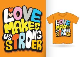 Hand lettering quote for t shirt vector