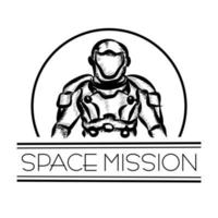 diseño de la misión espacial vector