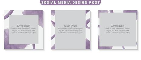 Fashion sale for social media feed template vector