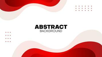 abstract wave background with red color on white background. vector illustration