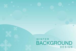 Print WINTER BACKGROUND DESIGN, can use for background, wallpaper, banner, poster. vector