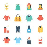 Trendy Clothes Concepts vector