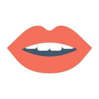 conceptos de labios de moda vector