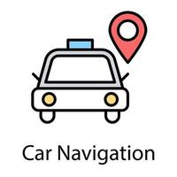 Car Navigation Concepts vector