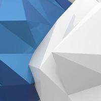 Abstract low poly geometric background photo