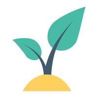 Trendy Sapling Concepts vector