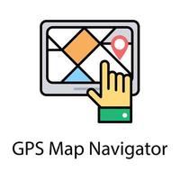 Navigation Software Concepts vector