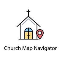 Church Location Concepts vector