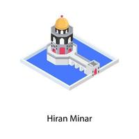 Hiran Minar Concepts vector