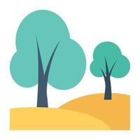 Shrub Tree Concepts vector