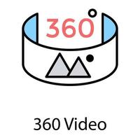 360 Degree Image vector