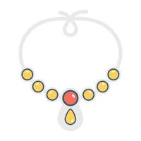 Trendy Necklace Concepts vector