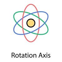 Trendy Atom Concepts vector