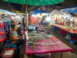 Chiang Mai Market walking street Chiang Mai Thailand15 NOVEMBER 2016 Walking Street Market The tourist must not miss. Chiang Mai is a city of Thai artists. Tourism is the main income of the country. photo