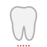 Tooth it is icon . vector