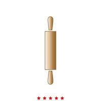 Rolling pin it is icon . vector