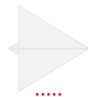 Paper airplane icon . Flat style vector