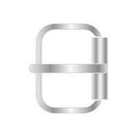 Buckle icon . Different color . vector