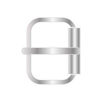 Buckle icon . Different color . vector