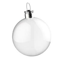 Empty Christmas ornament photo