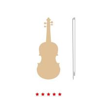 Violin it is icon . vector