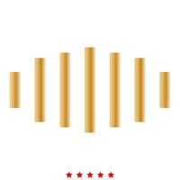 Digital signal icon . Flat style vector