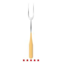 Large Fork icon . Flat style vector