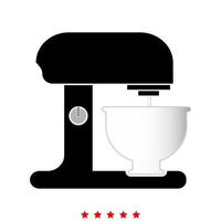 Food processor it is icon . vector