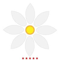 Flower icon . Flat style vector