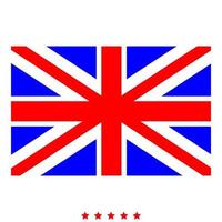 Flag united kingdom icon Illustration color fill style vector