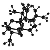 Molecule 3d background photo