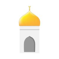 Mosque icon . Different color . vector