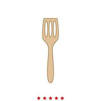 Kitchen spatula it is icon . vector
