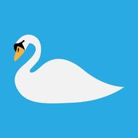 Swan icon . Different color . vector