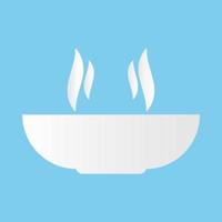 Hot dish icon . Different color . vector