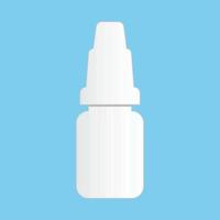 Eye drops icon . Different color . vector