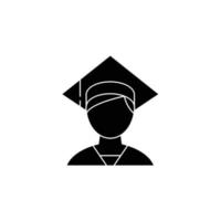 Man student icon vector