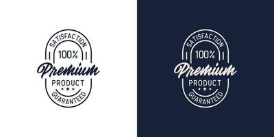 premium quality authentic label design concept vector