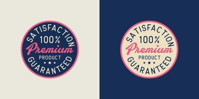 premium quality authentic label design concept vector