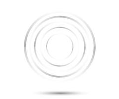 Abstract Lines in Circle Form. Geometric shape, Striped Spiral vector