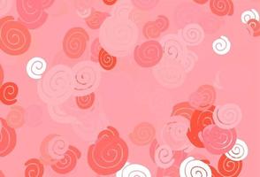 Light Red vector pattern with lava shapes.