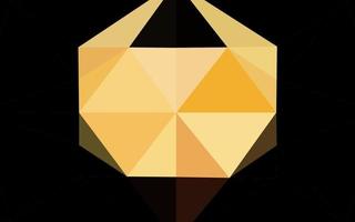 vector naranja oscuro brillante fondo hexagonal.