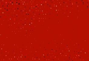 textura de vector rojo claro con estilo rectangular.