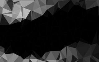 Dark Silver, Gray vector polygon abstract backdrop.
