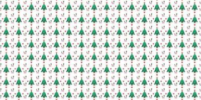 Christmas patterns designed in doodle style in bright colors vector